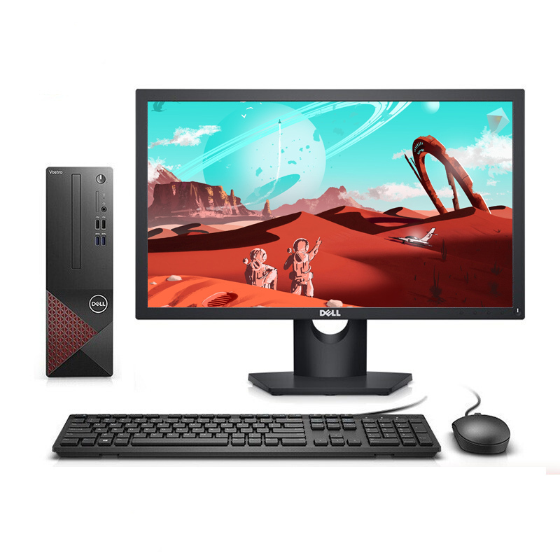 戴尔(DELL)成就3690 台式电脑 21.5英寸屏I5-11400/8G/256G+1T