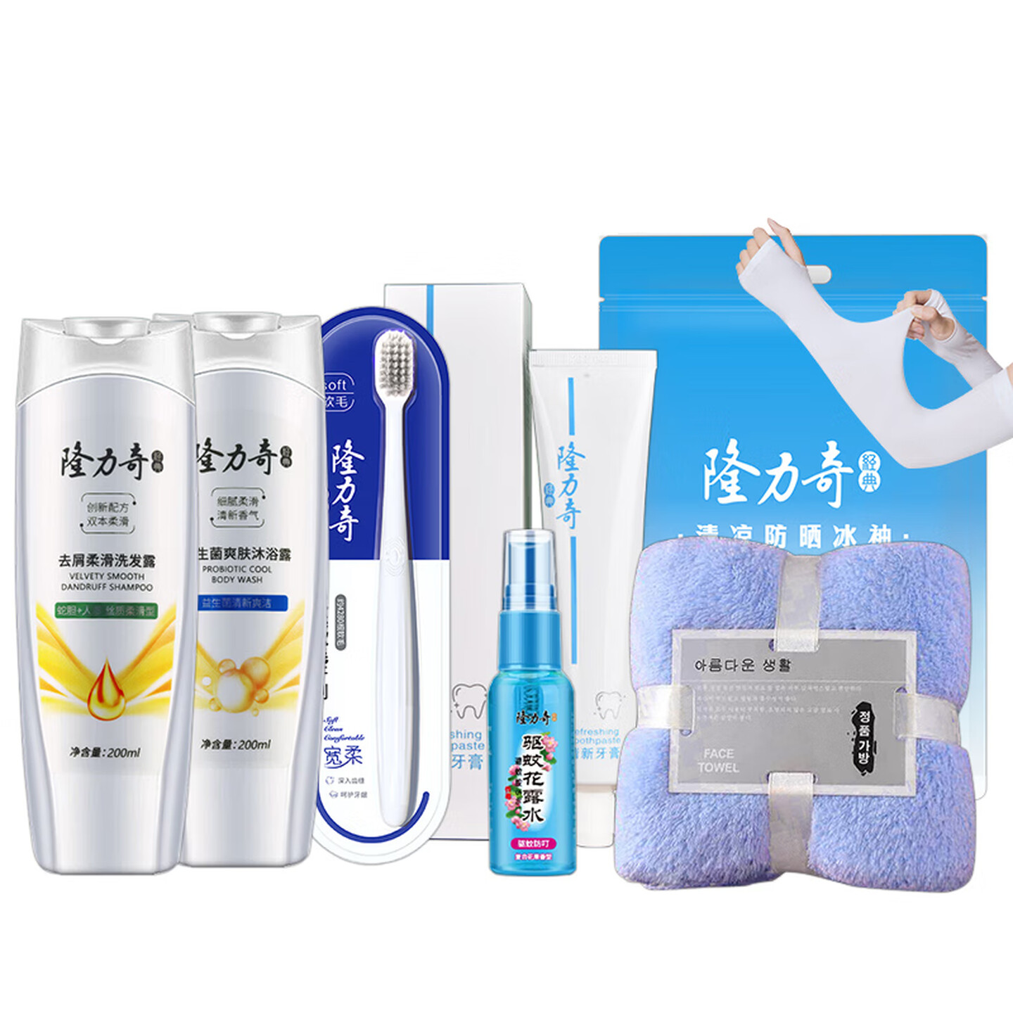 隆力奇 清凉能量包 七件套 C款高清大图