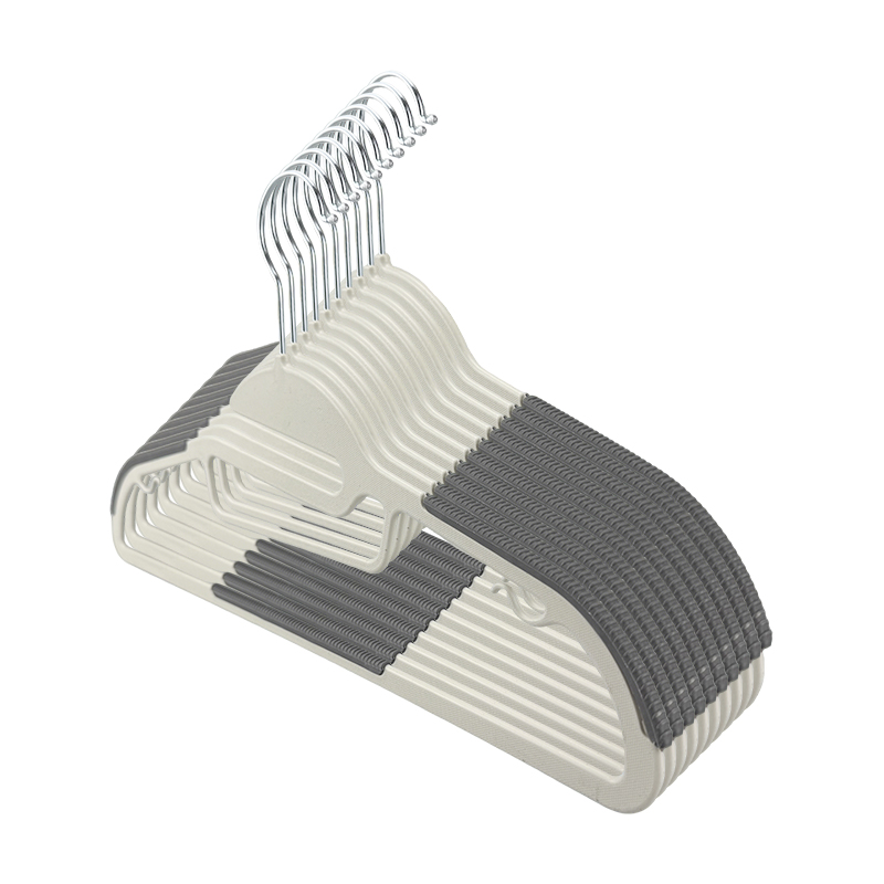 围达 防滑无痕衣架 42*22cm灰 组