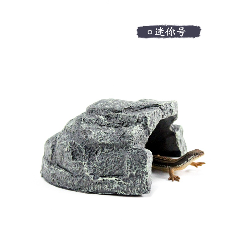 爬宠爬虫箱龟箱陆龟躲避洞穴躲避屋小龟屋乌龟晒台爬坡乌龟窝造景高清大图