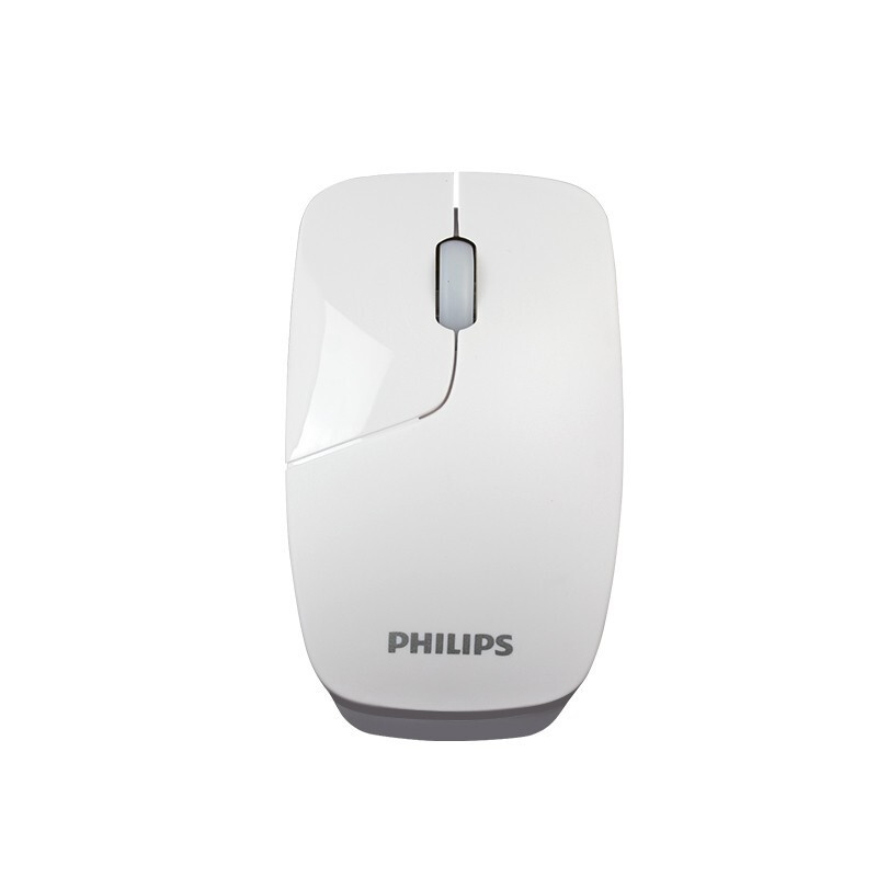 飞利浦(PHILIPS) SPK7402W 无线鼠标(游戏电竟USB 适用台式电脑笔记本) 白色