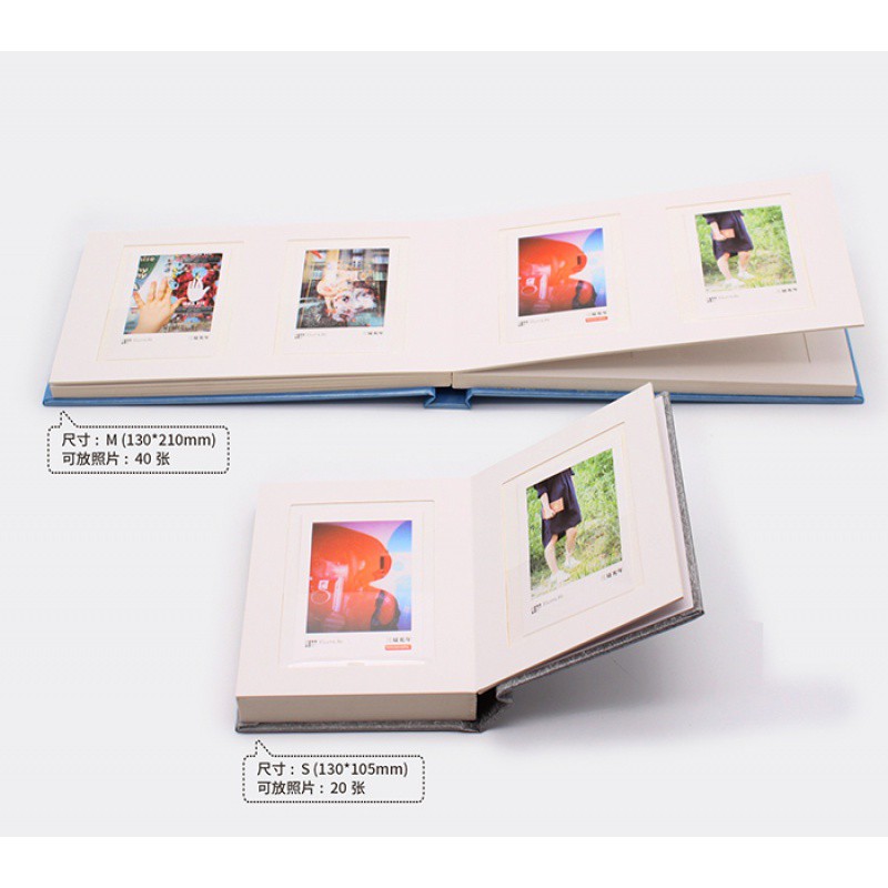 -拍立得相册3寸插页相册影集纪念品创意DIY生日S号 三维工匠 闪耀绿S高清大图