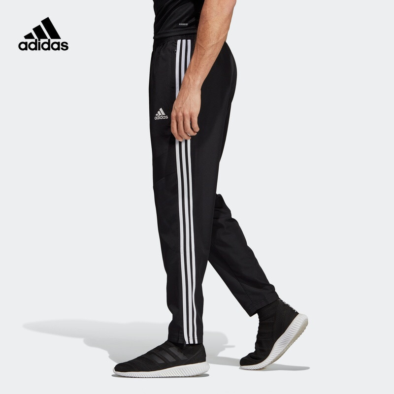 阿迪达斯adidas男装足球运动长裤d95951视频