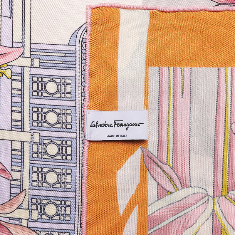 菲拉格慕salvatoreferragamo女士丝质方巾丝巾围巾310124