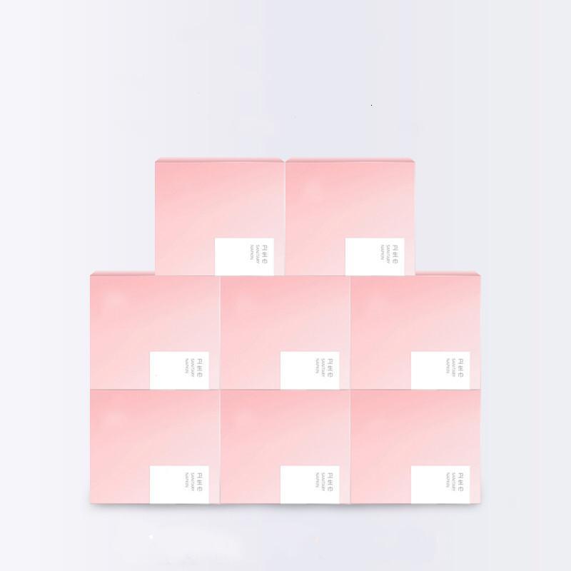 轻生活轻生活卫生巾护垫女品牌女性护理纯棉透气亲肤姨妈巾8盒ifacial