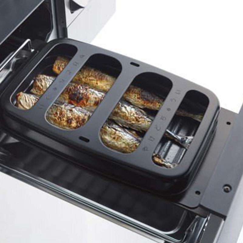 日本原装进口NORITZ/能率燃气灶Piat Wide Grill系列浅灰N3WS4PWASKSTEC天然气75cm