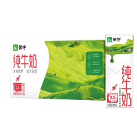 蒙牛全脂纯牛奶优质乳蛋白牛奶 200ml*24盒