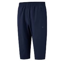 361°七分裤男新款直筒冰丝运动短裤宽松透气休闲跑步男裤裤子652424710V 深墨蓝 S