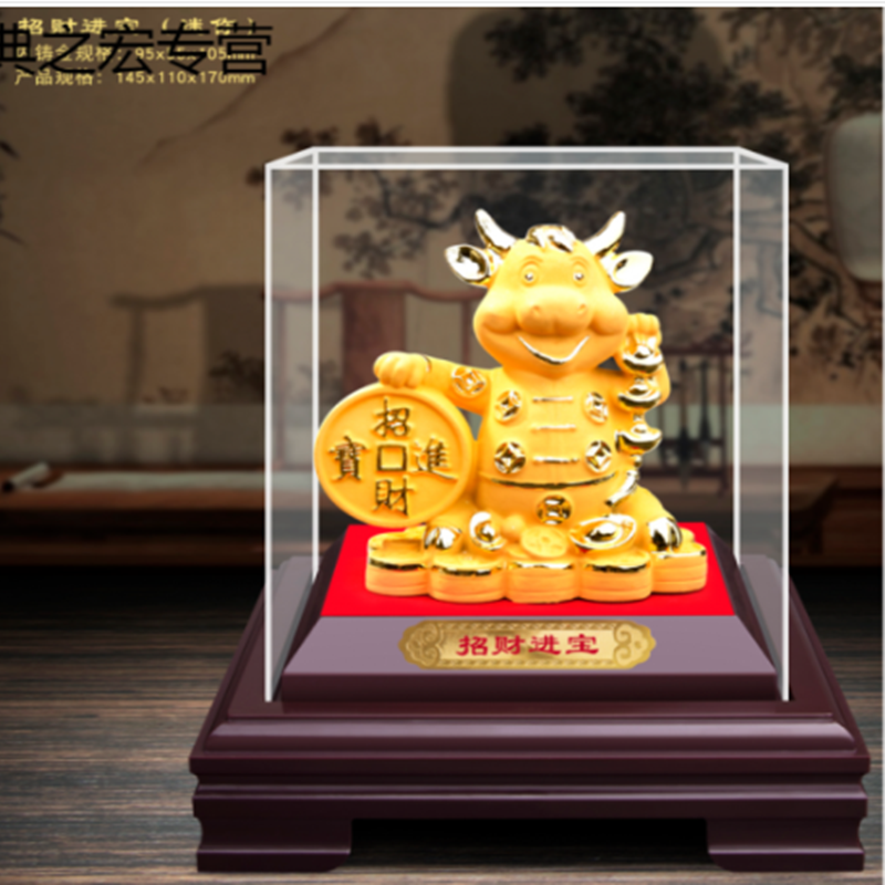 财势牛特大号工艺摆件