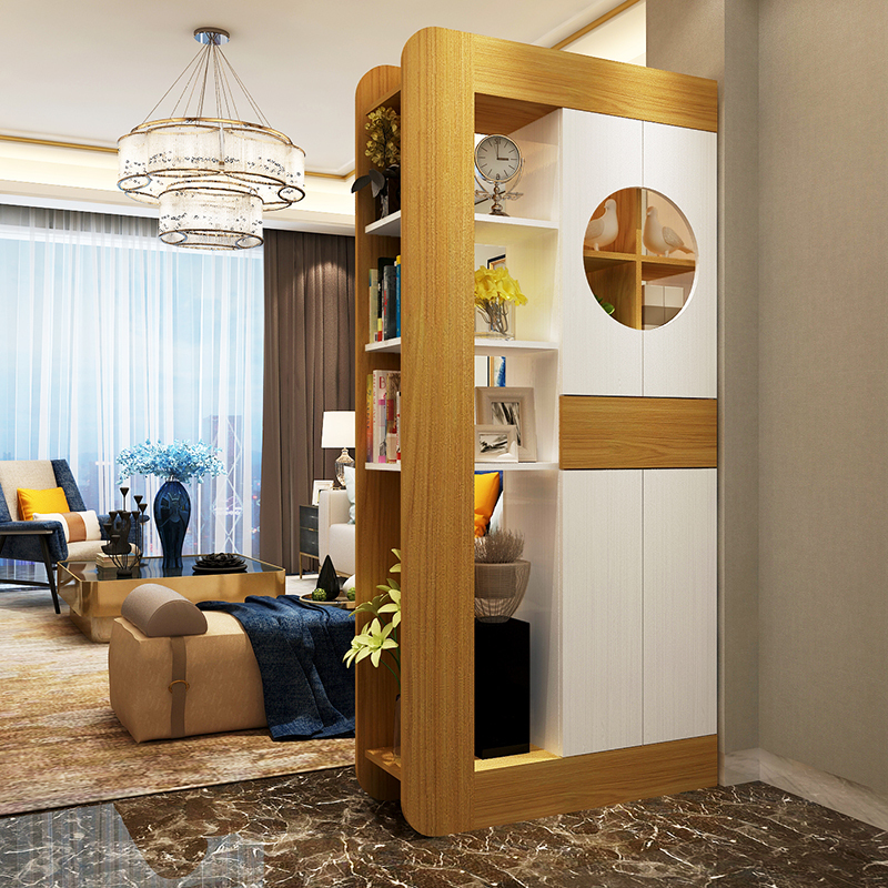 进玄关柜闪电客现代简约酒柜客厅双面隔断柜屏风间厅装饰柜鞋柜置物架