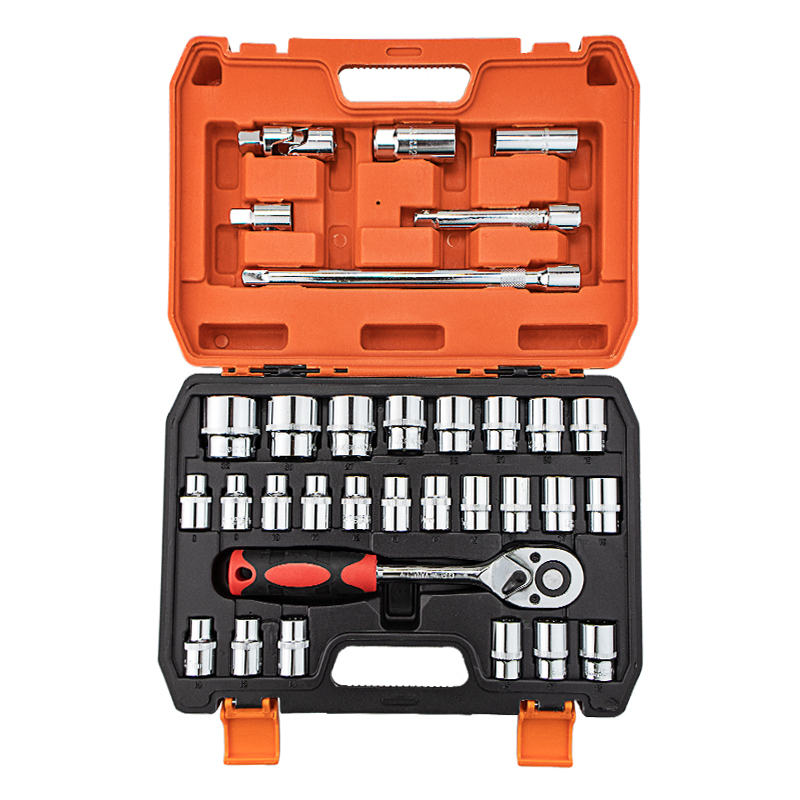 功能汽车修理工具维修工具箱闪电客工具组合12大飞94件套工业版100478