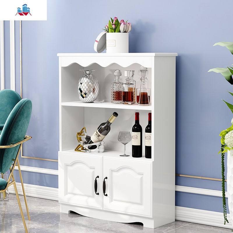 简约现代酒架置物架落地家用酒格酒柜客厅红酒柜子小型靠墙展示架 泰