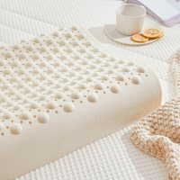 8H 乳胶枕 释压按摩颗粒乳胶枕头 护颈枕芯 含内外枕套 进口乳胶枕泰国乳胶枕头Z3AIR