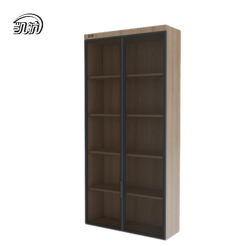 凯航玻璃门书柜800KH-BLMSG800个高清大图