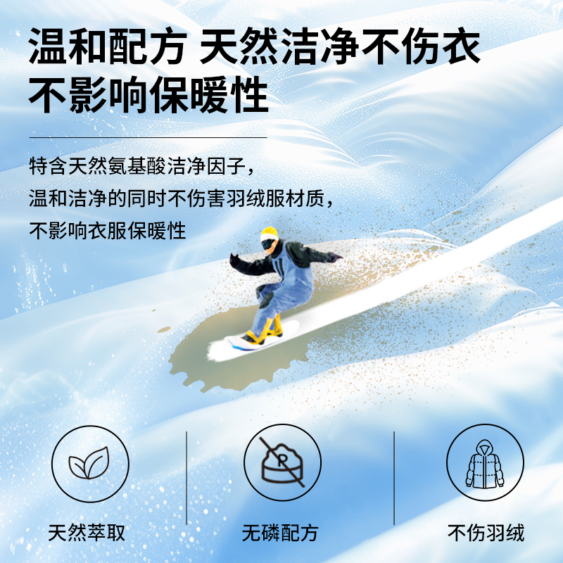 立白小白白羽绒服泡沫干洗剂100g自带刷头洗刷一体温和洁净不伤衣高清大图