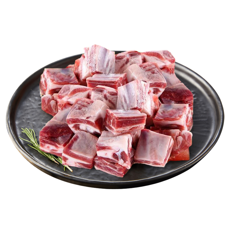 沛德 澳洲进口羔羊排块 500g 冷冻生鲜羊寸排