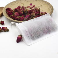 100个7*9cm玉米纤维抽线茶包袋茶叶药粉过滤袋泡茶袋一次性一次性餐具