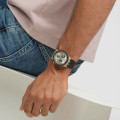 斯沃琪（Swatch）瑞士手表 三眼熊猫盘时尚配色男女情侣表石英表 SUST402