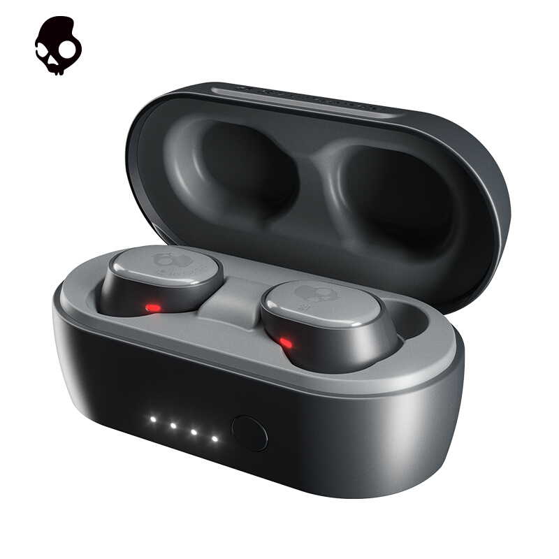 斯酷凯蒂(Skullcandy)Sesh小魔豆真无线蓝牙耳机 IP5防水防尘 黑色高清大图