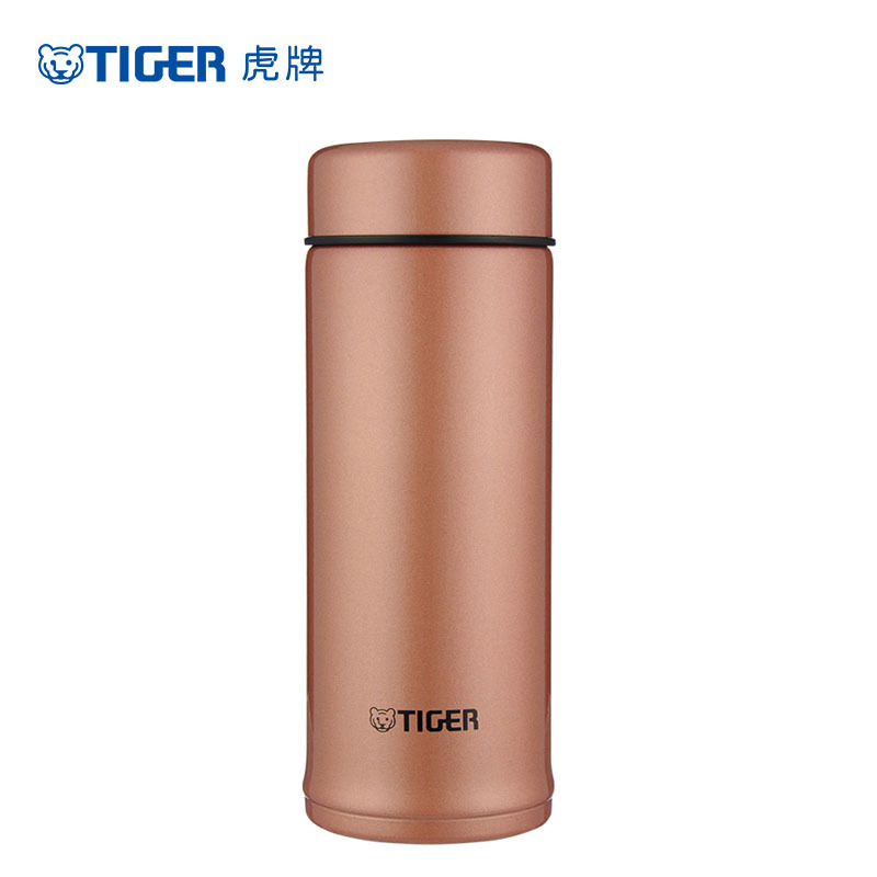 虎牌(tiger)[保温保冷水杯] 304不锈钢保温杯 MMP-A25C 250ml 炫粉金NV高清大图