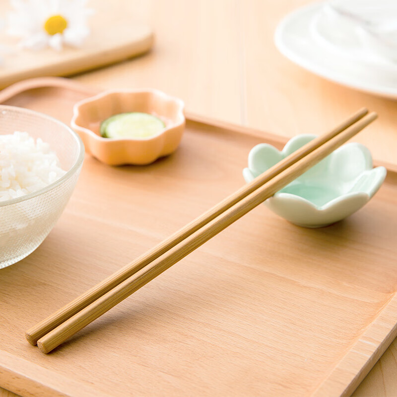 册宣 一次性竹筷 一包50双 24cm长高清大图