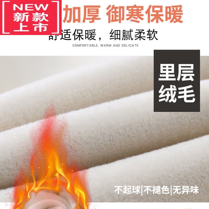 可莉允女童加绒打底裤儿童保暖裤子加厚紧身裤外穿女孩子秋裤弹力裤长裤图片