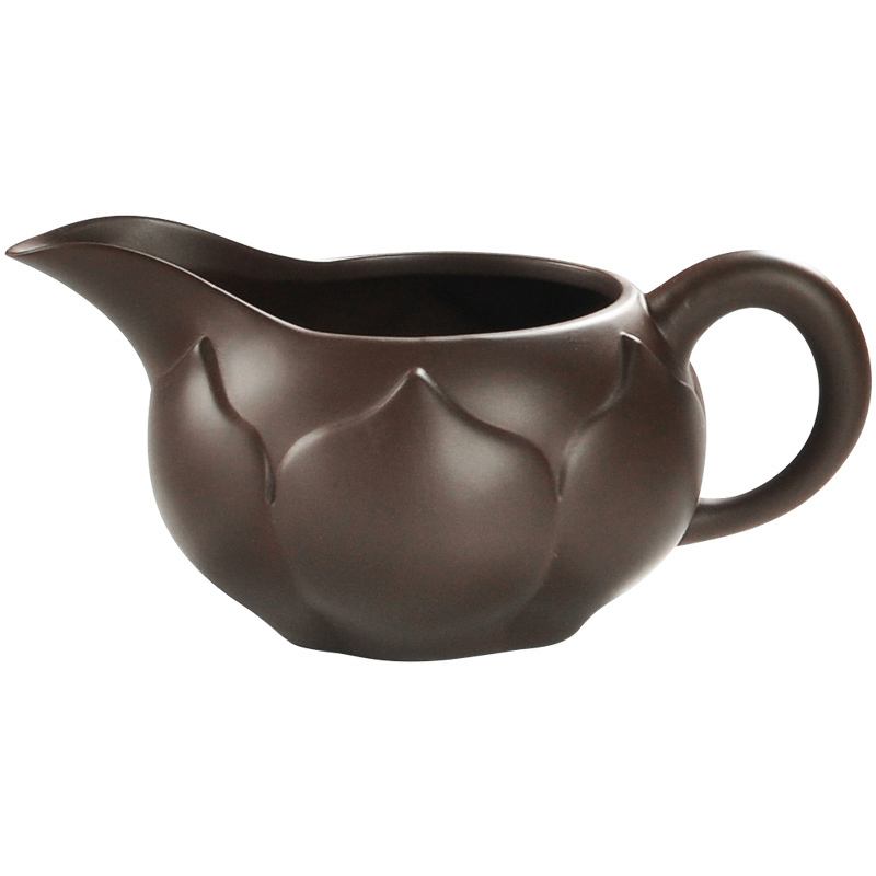 美帮汇原矿紫砂公道杯 手工老紫泥茶海功夫茶具茶杯茶壶分茶器配件高清大图
