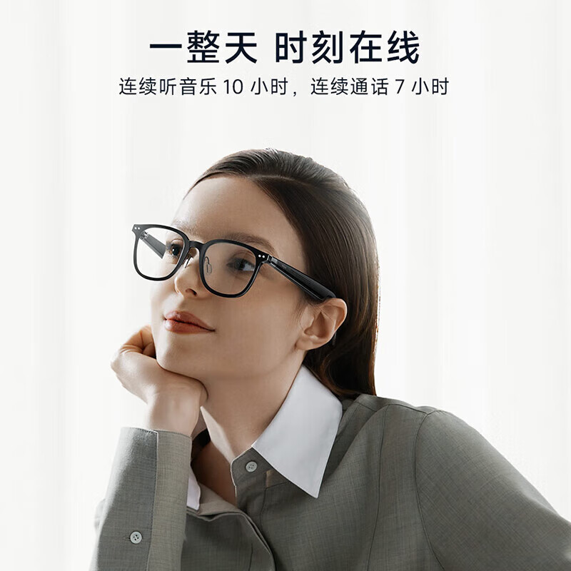 小米米家(MIJIA)智能音频眼镜墨镜款 蓝牙耳机无线 [智能音频眼镜]飞行员款高清大图