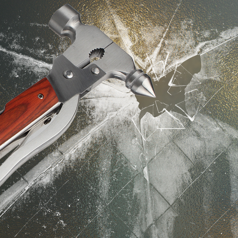 十六合一汽车多功能安全锤应急自救工具车载逃生锤汽车安全锤