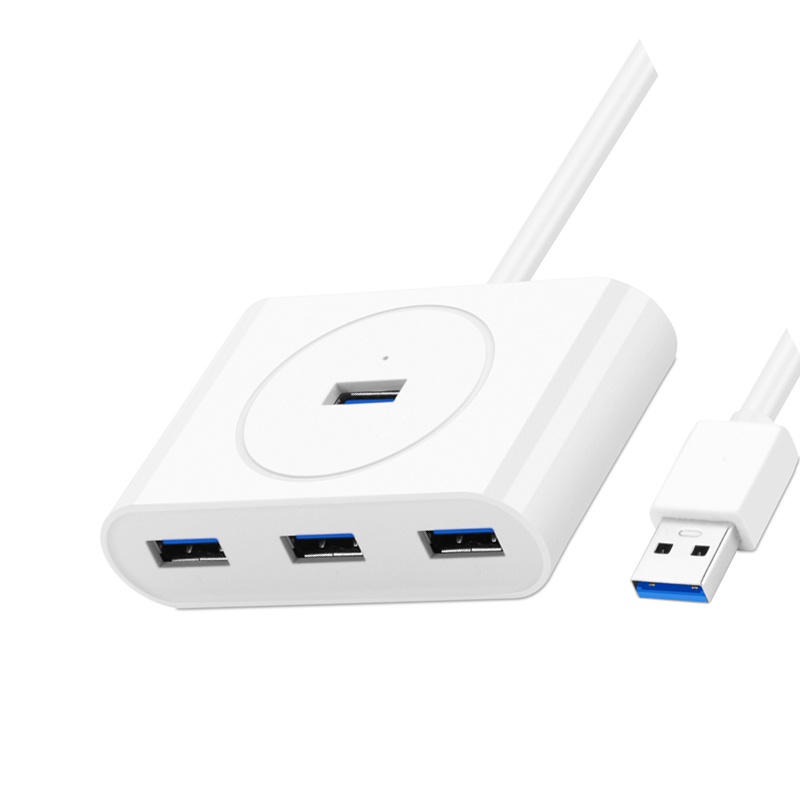 晶华 USB 3.0 集线器4口 HUB多功能适配器连接线 1米 单个装