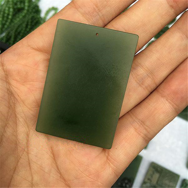 和田玉坠宝宝佛坠玉牌女款玉石饰品 带证书送女朋友七夕情人节礼物