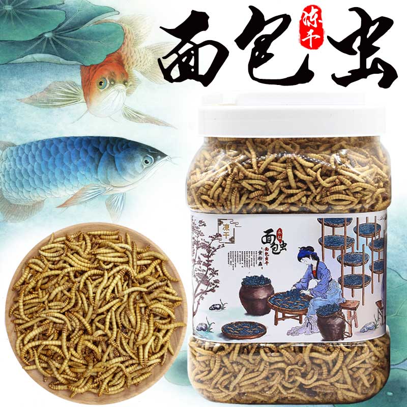 干粉虫鸟食龟食仓鼠零食龙鱼鹦鹉罗汉地图鱼鱼食高清大图