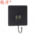 铁洋 挂钩 粘钩 7*7cm 黑色大挂钩 品质款 个
