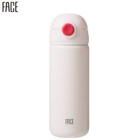 Face保温杯 FB-026 400ml 316不锈钢 一键开启方便快捷 男女学生通用清新文艺便携水杯 创意潮流茶杯
