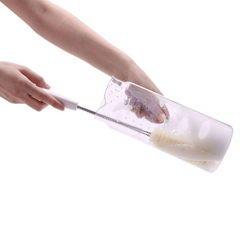 日本刷子加长清洁刷瓶刷厨房清洁长柄水瓶花瓶清洗刷酒瓶刷洗瓶器短柄