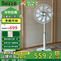 日本Sezze西哲直流变频家用电风扇32档风速遥控节能摇头落地扇Y-3810