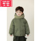 可莉允儿童棉服保暖2022新款洋气男童棉衣冬季加厚宝宝棉袄连帽外套