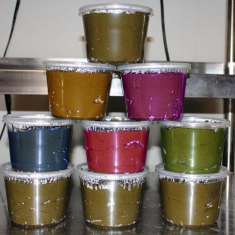 活体蚕变色金蚕饲料代新鲜桑叶天然彩蚕紫色蚕饲料原粉1包50克送小刀