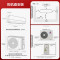 格力挂壁式冷暖空调 KFR-35GW 新1级能效 1.5匹 变频节能 约12-16㎡ 家用