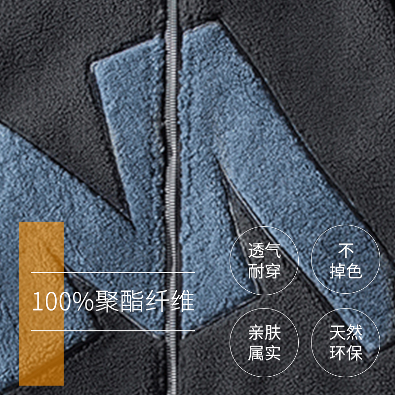 DEBRAND羊羔绒外套女ins潮2021冬季新款加厚保暖字母印花百搭棉衣