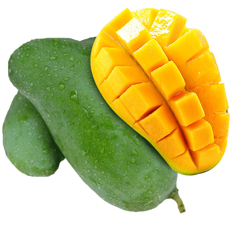 限购2件多拍不发广西百色田东桂七芒25斤香甜芒果单果100150g新鲜水果