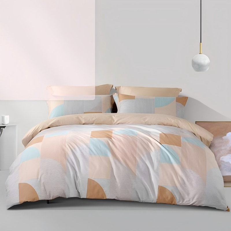 孚日家纺(SUNVIM) 洁玉 优雅格调抗菌四件套 黄色(S)DST2-015高清大图