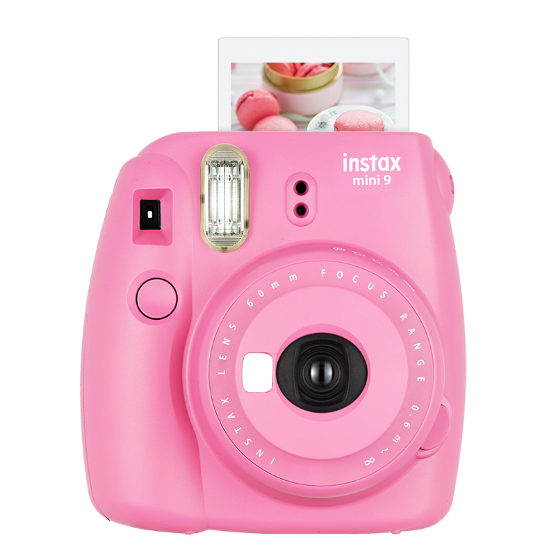 富士(FUJIFILM)INSTAX 拍立得 胶片相机 mini9 火烈鸟粉色 富士小尺寸 单机标配高清大图