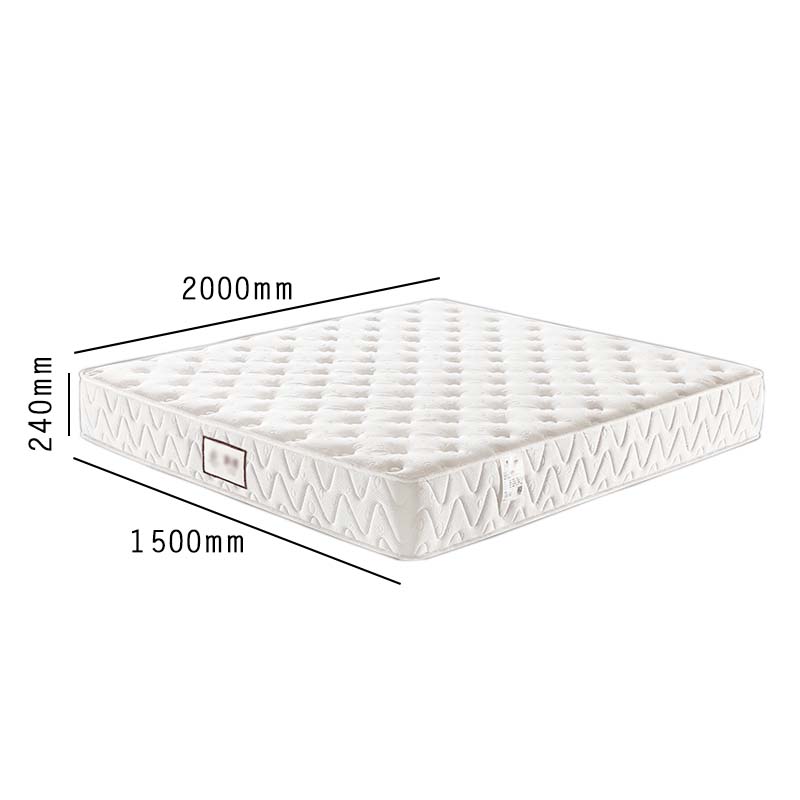 帅畅压缩卷包席梦思床垫独立弹簧天然乳胶超软折叠软硬两用[天然乳胶+布袋簧+硬质绵]/D款厚约24cm高清大图