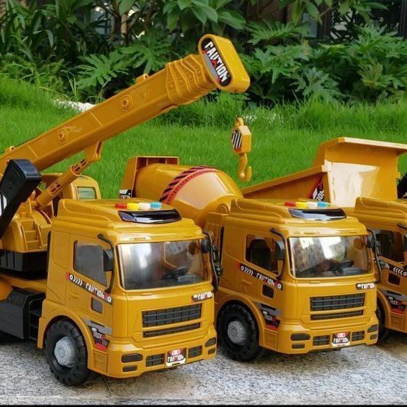 挖掘机挖机挖土机大号大吊车翻斗男孩玩具工程车系列汽车模型>800_800