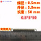 不锈钢304拉簧拉力拉伸带钩弹簧线径0.3-3外径3-30总长15-300 西瓜红0.8*6*30【8根】
