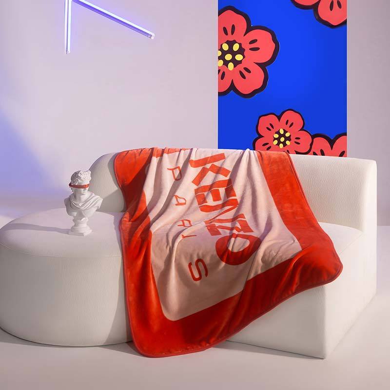 Kenzo logo牛奶绒毯100*140cm KRT-018S