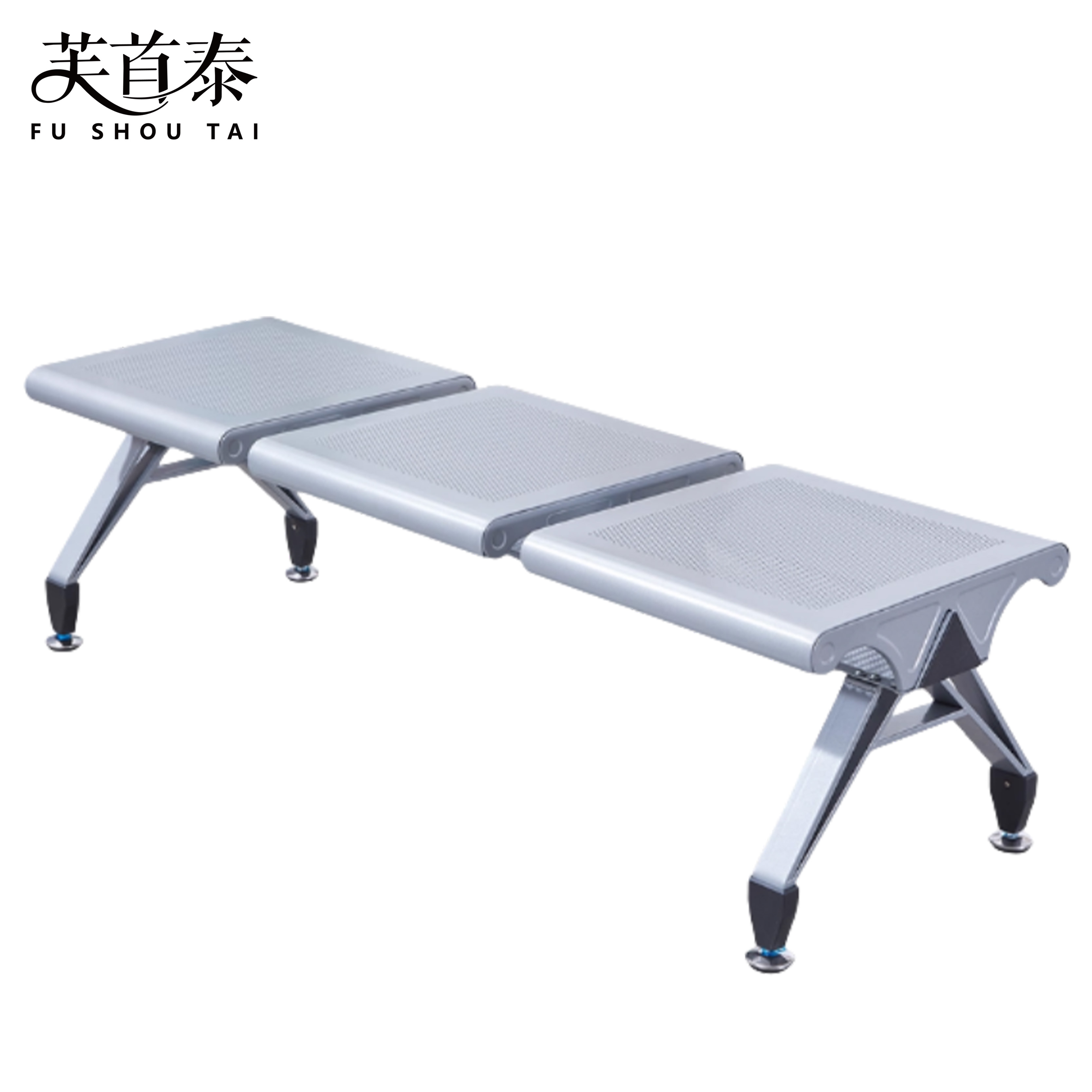 芙首泰等候连排凳1600*500*410mm把高清大图