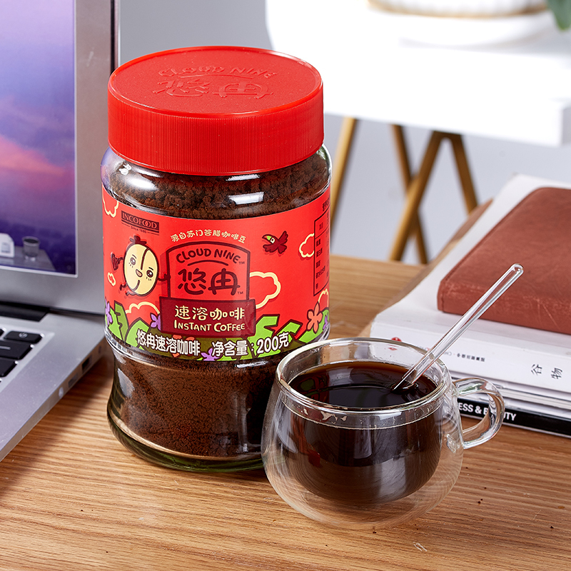 悠冉速溶咖啡瓶装200g