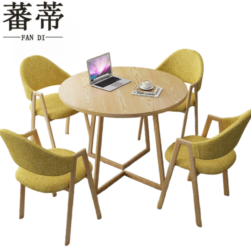 蕃蒂洽谈桌90cm套高清大图